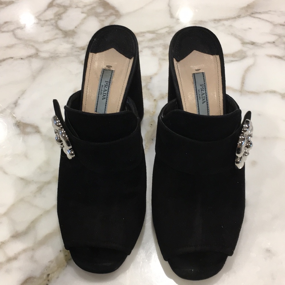 Authentic Prada mules